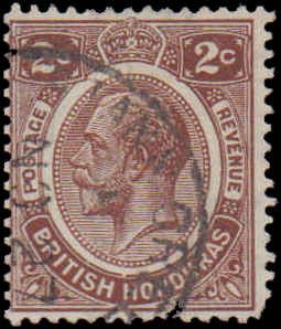 British Honduras #93, Incomplete Set(4), 1922-1933, Used