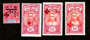 French Polynesia # B1-B4 Mint!