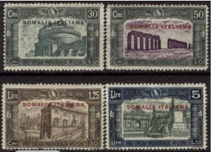 Italy Somalia - Sassone n.140-143 MH* cv 1200$      .