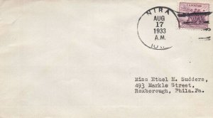 US EVENT CACHET COVER SCOTT 732 NATIONAL RECOVERY CANCELLED AT (N.I.R.A) IOWA