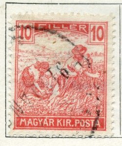 HUNGARY;   1916 early Harvesters issue fine used 10f. value