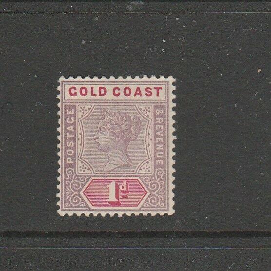 Gold Coast 1898/1902 1d MM SG 27