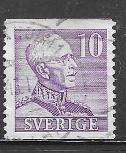 Sweden 302: 10o Gustaf V, used, F-VF