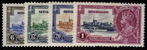 SEYCHELLES GV SG128-131, 1935 SILVER JUBILEE set, M MINT. Cat £18.