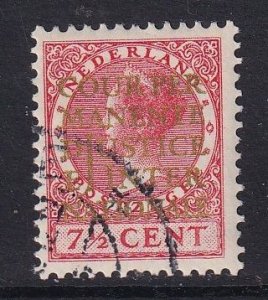 Netherlands #O11  cancelled  1934  official stamps overprint Wilhelmina  7 1/2c