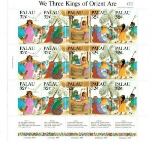 Palau - 1995 - XMAS - Sheet of  Fifteen - MNH