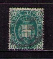 ITALY Sc# 52 USED VGF Arms of Savoy