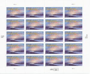 Scott 4121 Oklahoma Statehood, 100th Anniv. Pane of 20 MNH