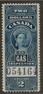 Canada Revenue Gas Inspection FG27 Mint never hinged