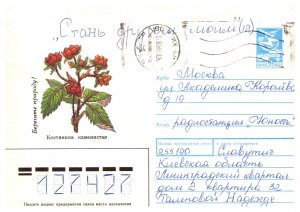 Russia, Postal Stationary, Flowers