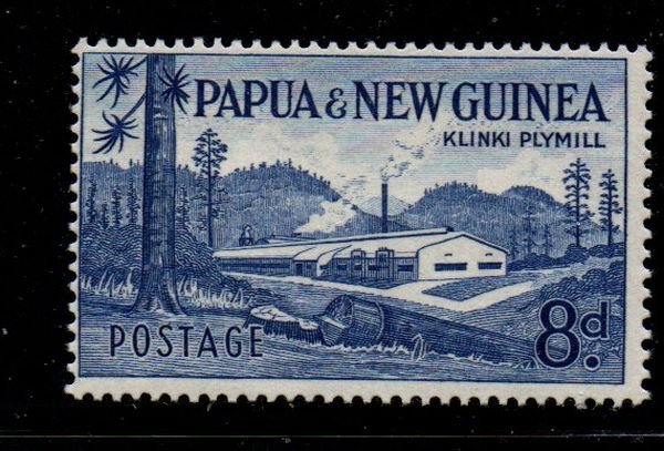 Papua New Guinea 143 1960 8d Klinki Plymill  stamp mint NH