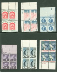 United States #1157/1192 Mint (NH) Plate Block