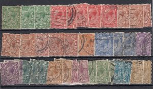 GB KGV 1923 Full Set To 1/- With Varieties Fine Used BP9998