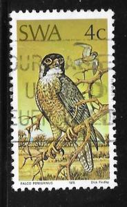 South West Africa 373: 4c Peregrine Falcon (Falco peregrinus), used, F-VF