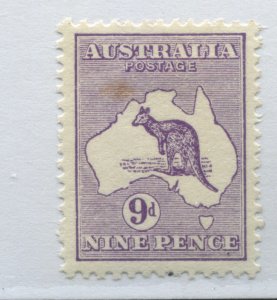 Australia 9d 1913 Kangaroo mint o.g. hinged