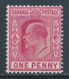 Bahamas #37 MH 1p Edward VII - Wmk. 2