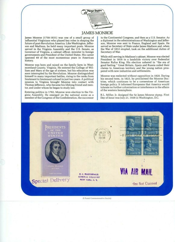 Postal Commemorative Society 110+ Older U.S.  FD Covers from 1935 - 1949