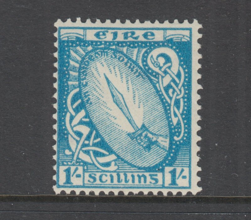 Ireland Sc 117 MLH. 1940 1sh blue Sword of Light, Top Value to Set, F-VF