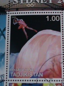 ​ Tajikistan  Stamp:2000-Sydney 2000 opening ceremony CTO full Stamp sheet