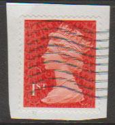 GB QE II Machin SG U2968b - 1st vermillion  - date code M14L - Source  C 