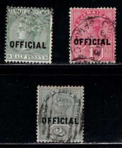 Jamaica - #O2- O4 Officials set/3 - Used