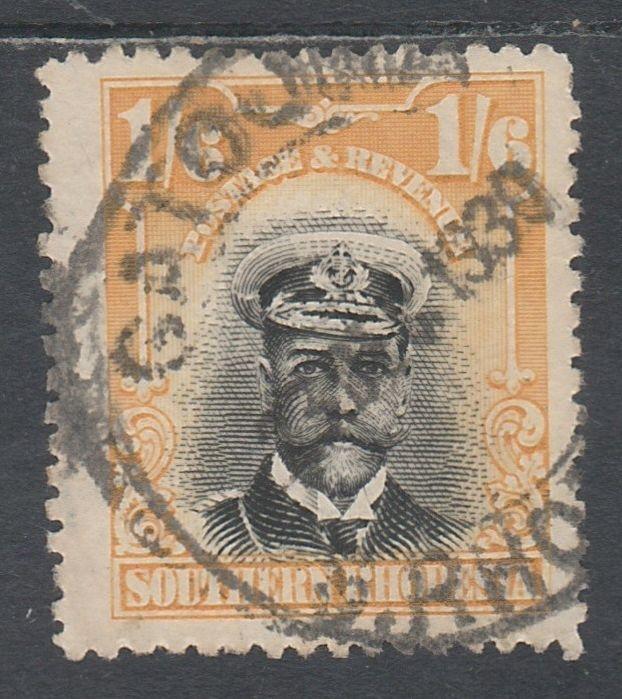 SOUTHERN RHODESIA 1924 KGV ADMIRAL 1/6 USED 