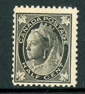 Canada 1898 QV Maple Leafs ½¢ Black Scott #66 F-FV MNH N951