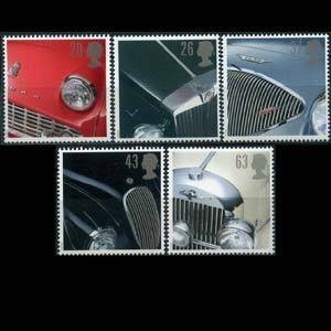 G.B. 1996 - Scott# 1703-7 Sports Cars Set of 5 NH