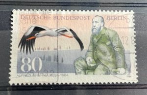 (747) BERLIN 1984 : Mi# 722 BREHM ZOOLOGIST BIRD - VFU