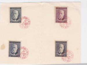 czechoslovakia 1930 special cancels on paper ref r14882