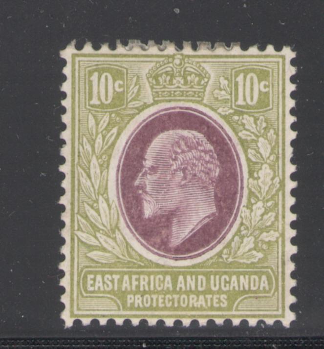 East Africa & Uganda 1907 King Edward VII 10c Scott # 34 MH