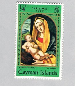 Cayman Islands 243 Unused Christmas Mother and Child 1969 (BP54716)