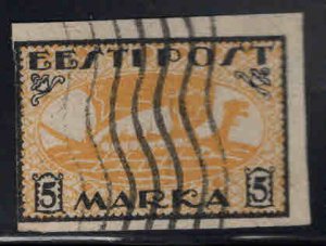 Estonia Scott 35 Used from 1919-1920 set Viking Ship 3 margins