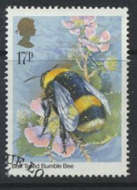 Great Britain  SG 1277 SC# 1098 Used / FU with First Day Cancel - Insects