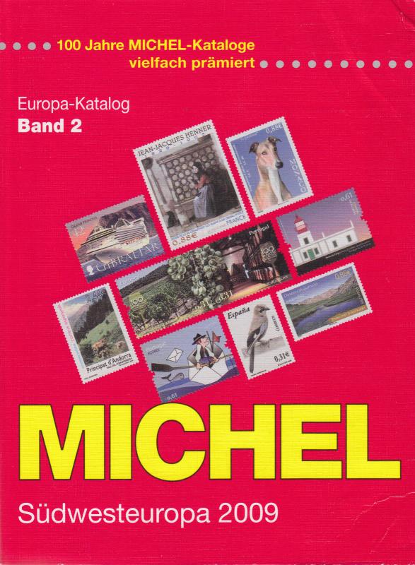 Michel Südwesteuropa 2009, Band 2, Lightly used catalog, much info not in Scott