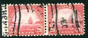 United States - SC #567 - USED PAIR - 1923 - Item USA1066