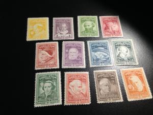 Panama POPES mnh 12 stamps comp set