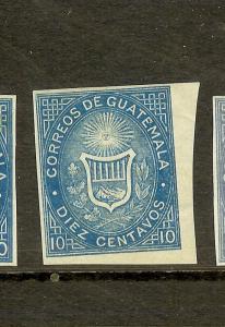 GUATEMALA  (P1807B) SC3C IMPERF SINGLE  MOG  COPY 1