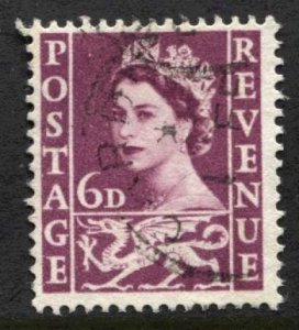 STAMP STATION PERTH Wales #3 QEII Definitive Used 1958-1967