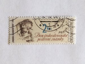 Czechoslovakia – 1992 – Single “Famous Person” Stamp–SC# 2876-CTO