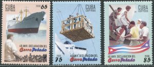 CUBA Sc#4594-4596 2006 Cerro Pelado Ships Complete Set OG Mint NH