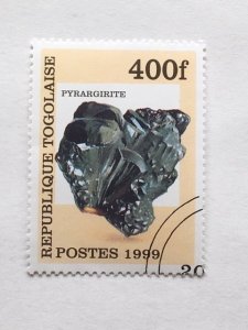 Togo – 1999 – Single “Mineral” Stamp – SC# 1860 - CTO