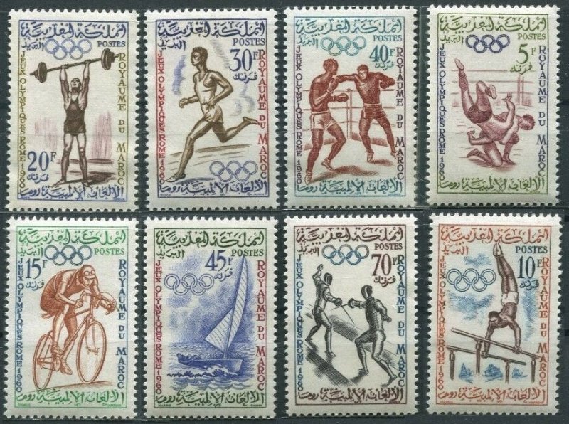 1960 Morocco 462-469 1960 Olympic Games in Rome 6,00 €