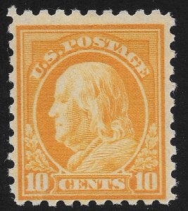 US Stamps Scott #472 MNH 10c Franklin Orange Yellow SCV $230