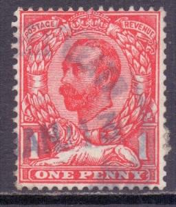 GB Scott 156 - SG336, 1912 Simple Cypher 1d Downey Head used