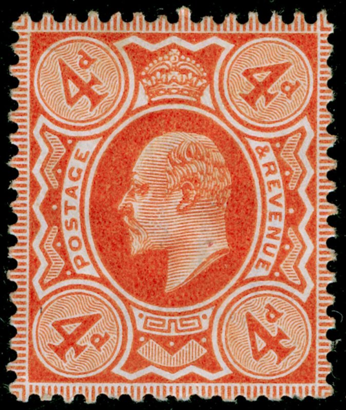 SG241 SPEC M25(3), 4d orange-red, M MINT. Cat £20.