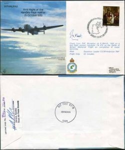 B31c H.P. Halifax 1st Flight of the H.P Halifaz Signed by J.B. Tait