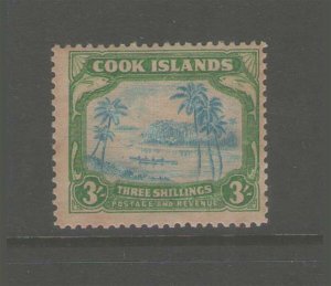 Cook Islands 1938 Sc 114 toning MH