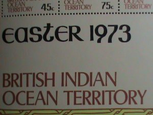 ​BRITISH INDIAN OCEAN TERRITORY STAMP:1973 SC#53a-17TH CENTURY-CRUCIFIXION MNH