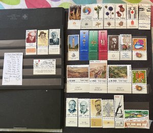 Israel MNH Tab Selection #743//804- SCV=$11.75